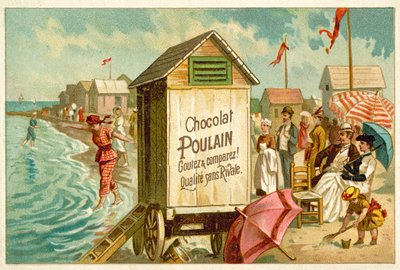 Seaside Scene by French School